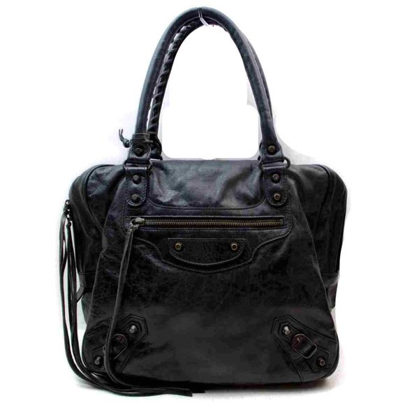 Balenciaga Handbags - Auth Balenciaga The Street Black #N0009O79